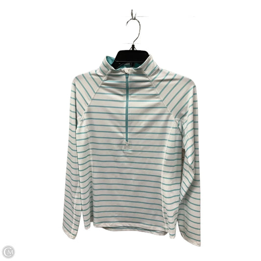 Athletic Sweatshirt Collar By Vineyard Vines In Blue & White, Size: S