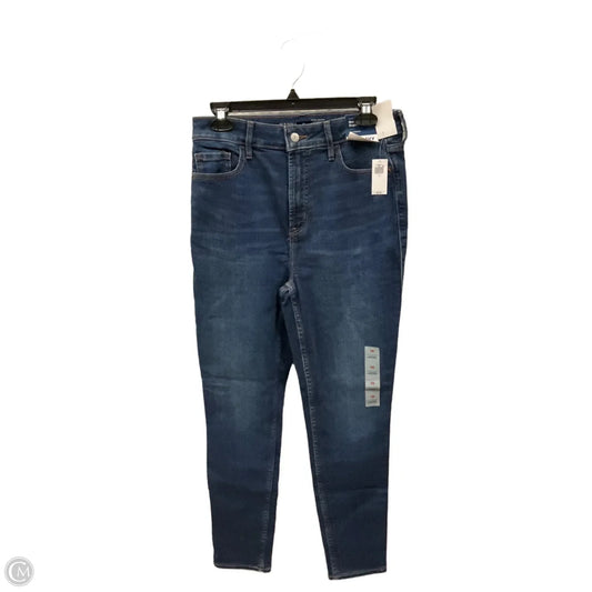Jeans Skinny By Old Navy In Blue Denim, Size: 10
