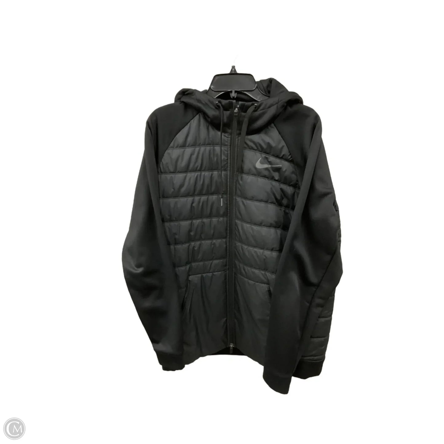 Jacket Puffer & Quilted By Nike Apparel In Black, Size: L