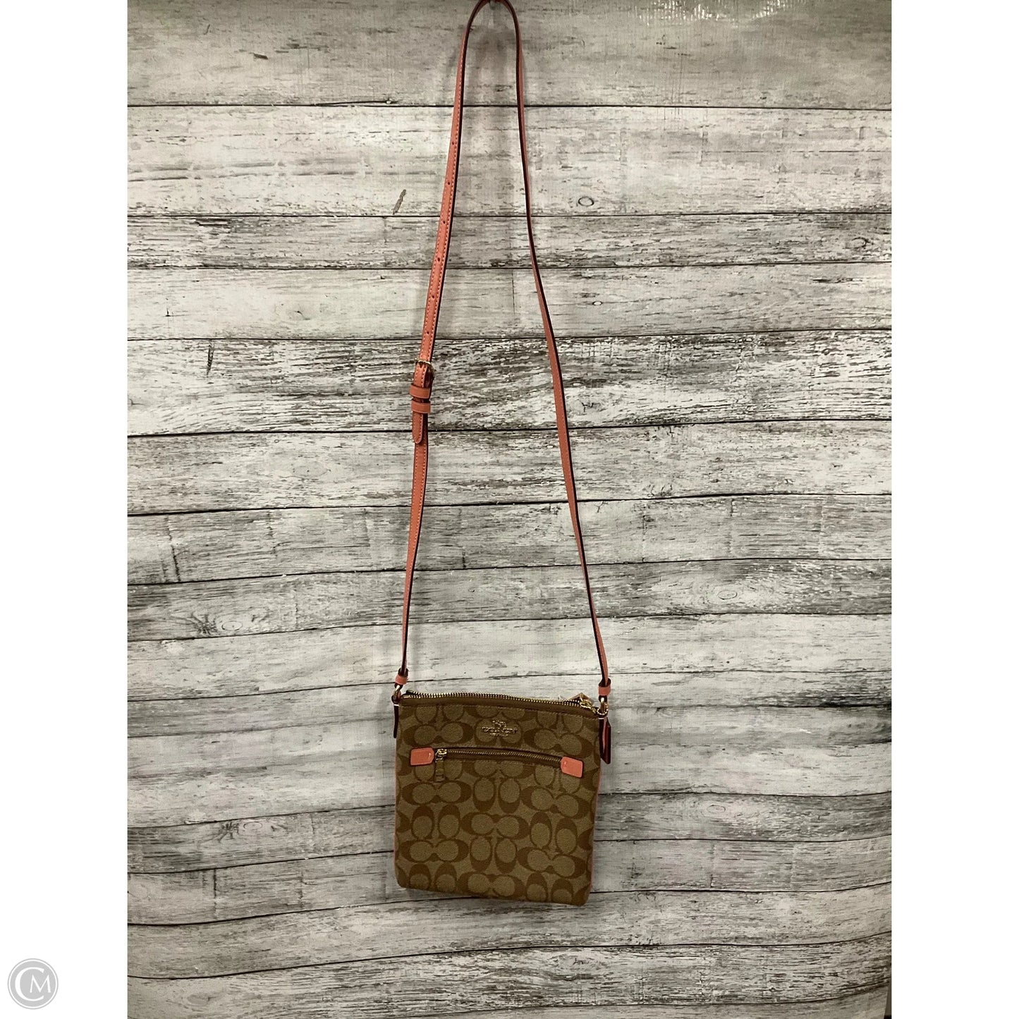 Crossbody Designer By Coach, Size: Medium