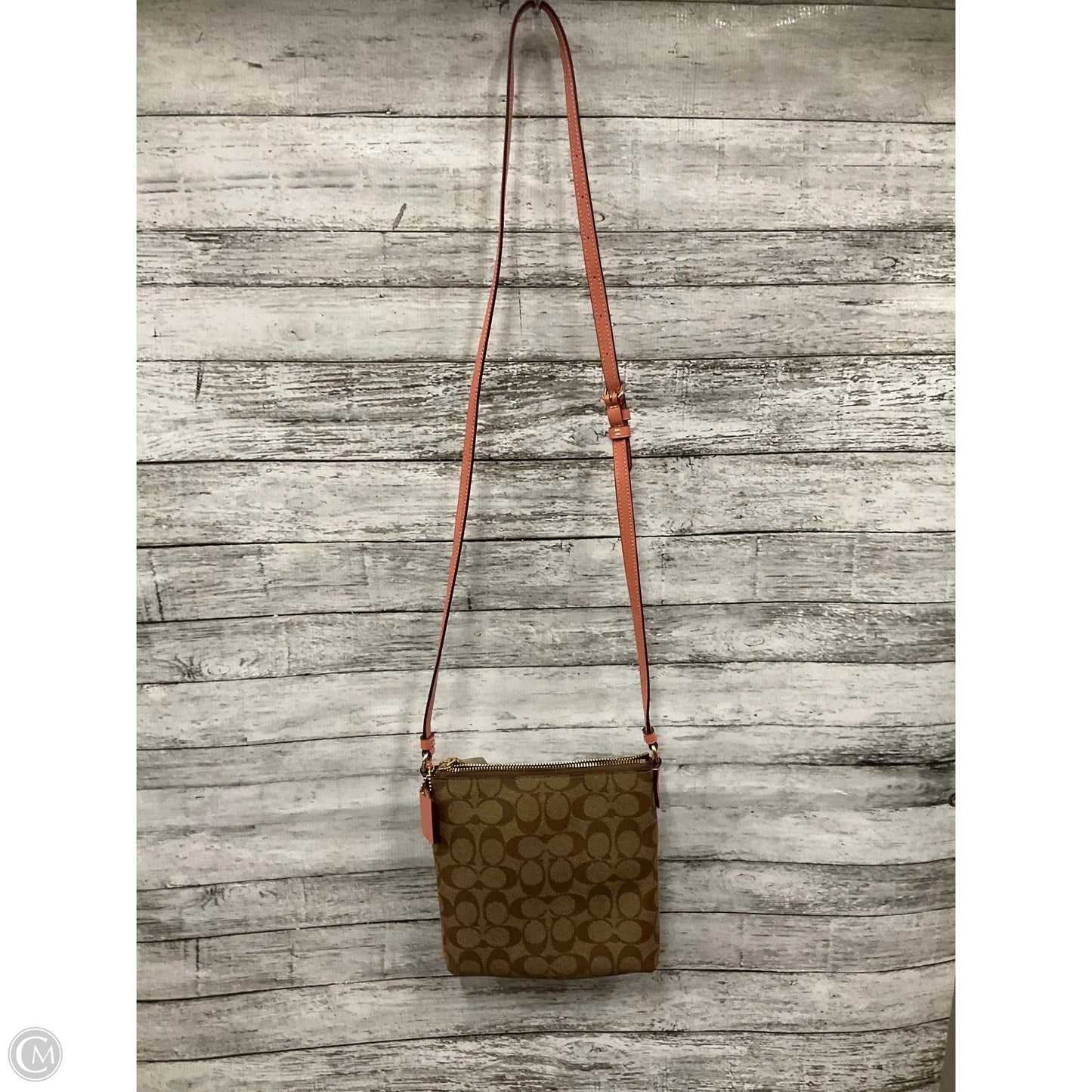 Crossbody Designer By Coach, Size: Medium