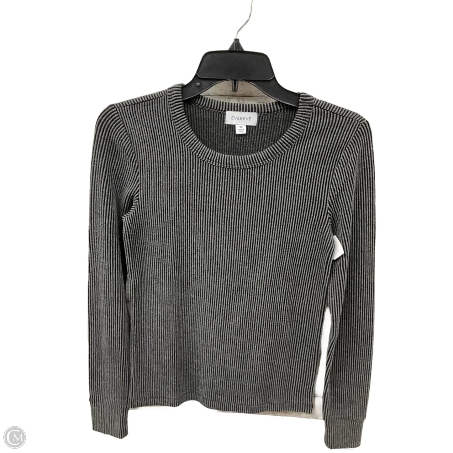 Top Long Sleeve By Evereve In Black, Size: Xs