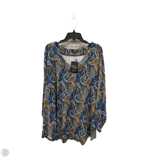 Top Long Sleeve By Clothes Mentor In Multi-colored, Size: 4x