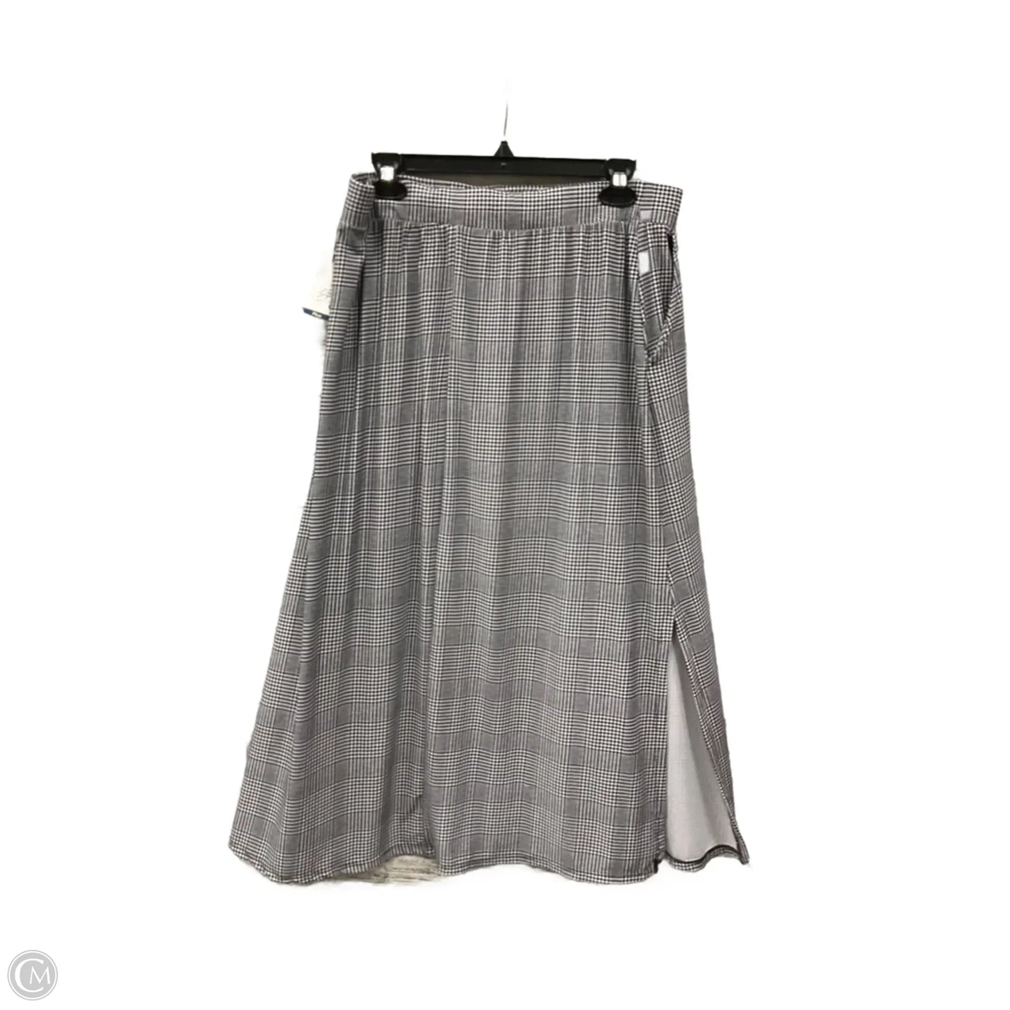 Skirt Maxi By Terra & Sky In Black & White, Size: 0x