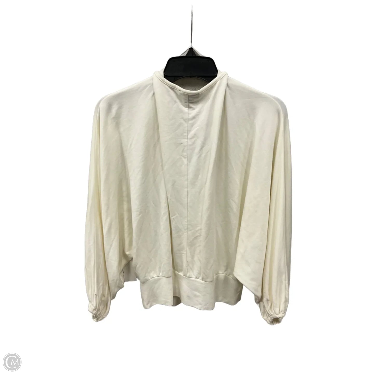 Top Long Sleeve By Express In White, Size: Xs