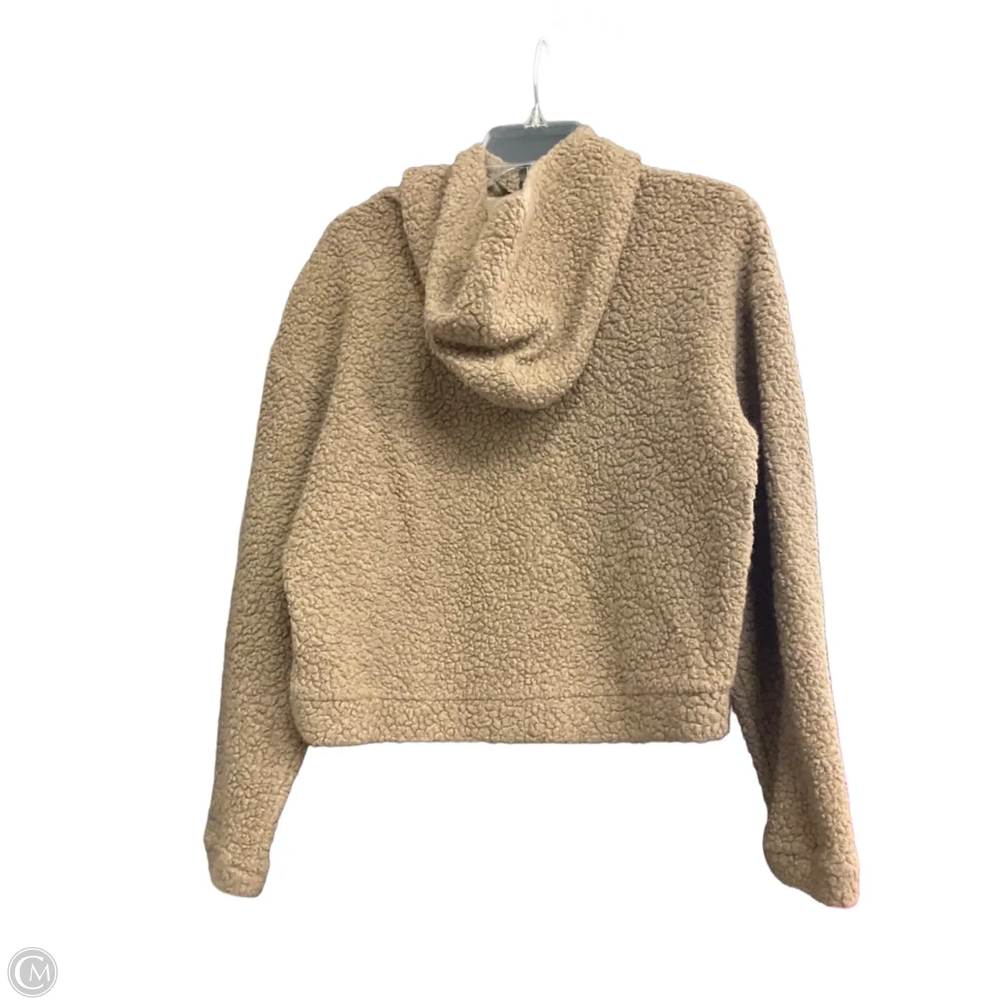 Sweatshirt Hoodie By The North Face In Tan, Size: M