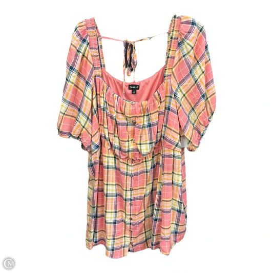 Top Short Sleeve By Torrid In Multi-colored, Size: 4x
