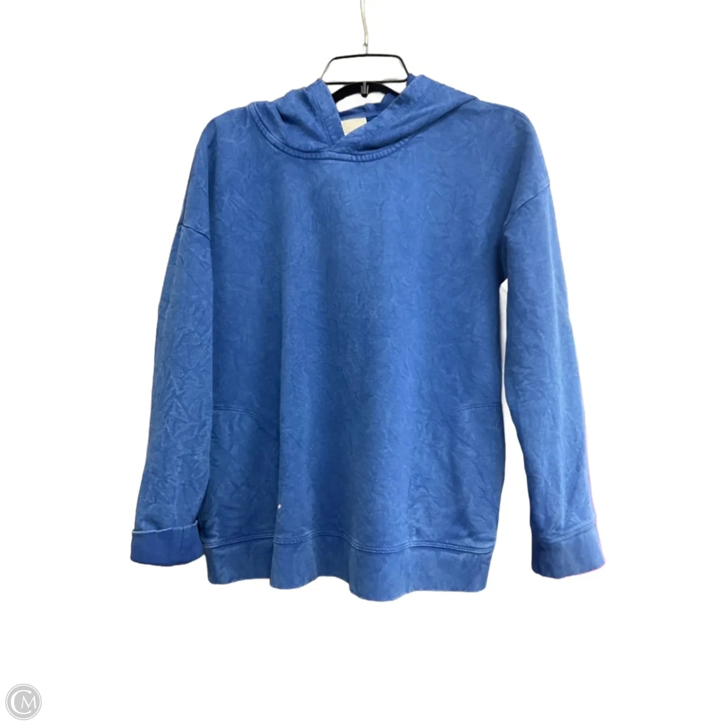Athletic Sweatshirt Hoodie By J. Jill In Blue, Size: Mp
