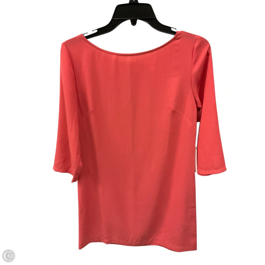 Top 3/4 Sleeve By Leith In Coral, Size: S