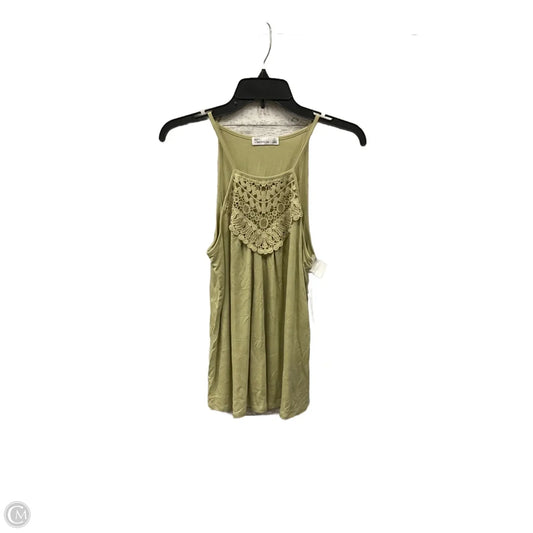 Top Sleeveless By 89th And Madison In Green, Size: Sp