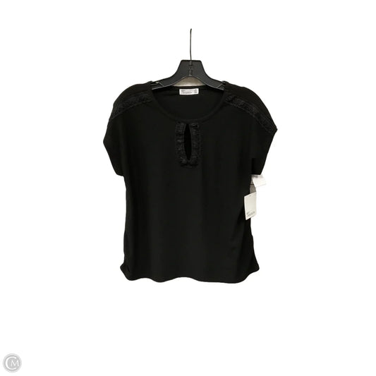 Top Short Sleeve Basic By 89th And Madison In Black, Size: M