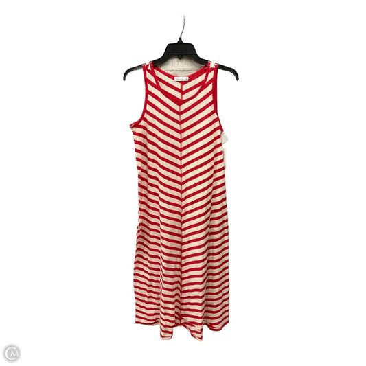 Dress Casual Maxi By 89th And Madison In Red & White, Size: Xl