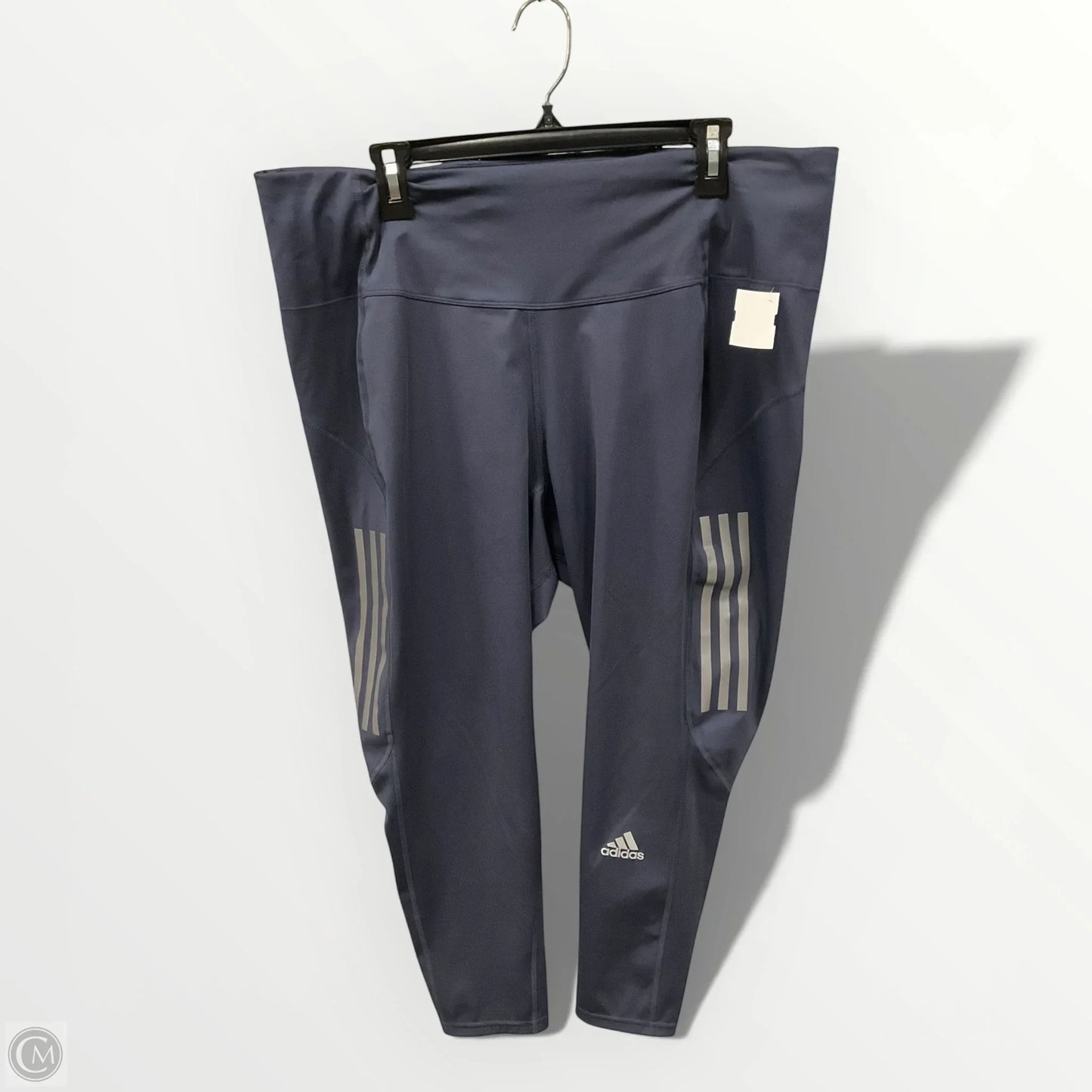 Athletic Leggings Capris By Adidas In Blue, Size: 3x