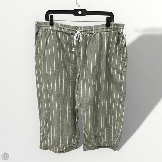 Pants Linen By Beachlunchlounge In Green, Size: 14