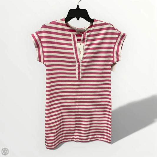 Dress Casual Midi By Vineyard Vines In Pink, Size: Xxs
