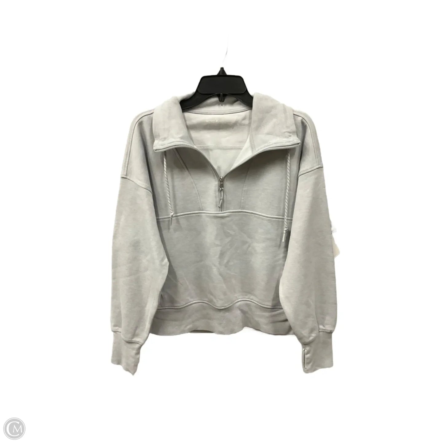 Athletic Sweatshirt Collar By Old Navy In Grey, Size: Xl