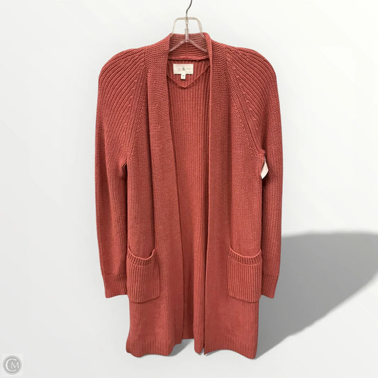 Cardigan By Lou And Grey In Coral, Size: Xs
