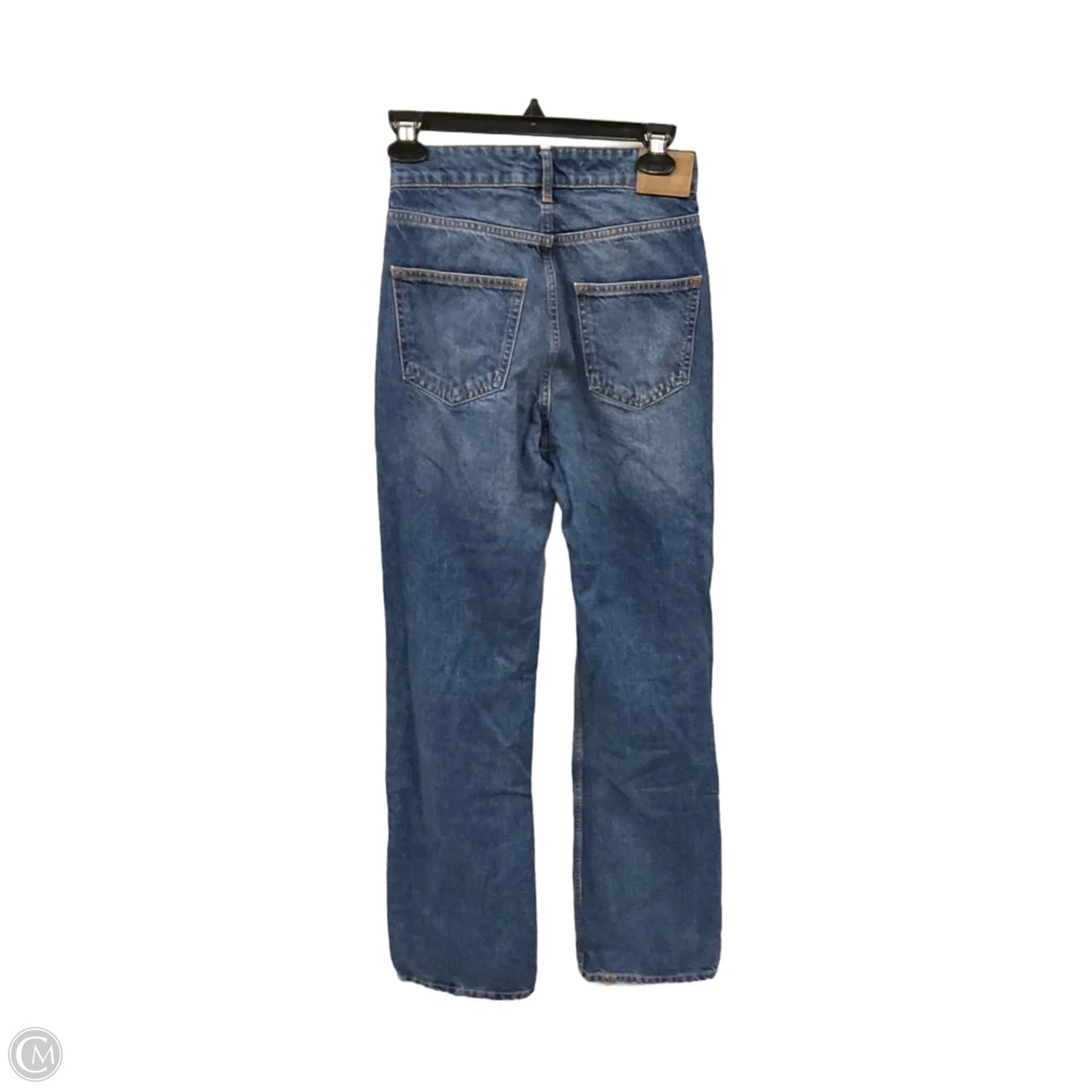 Jeans Wide Leg By Zara In Blue Denim, Size: 2