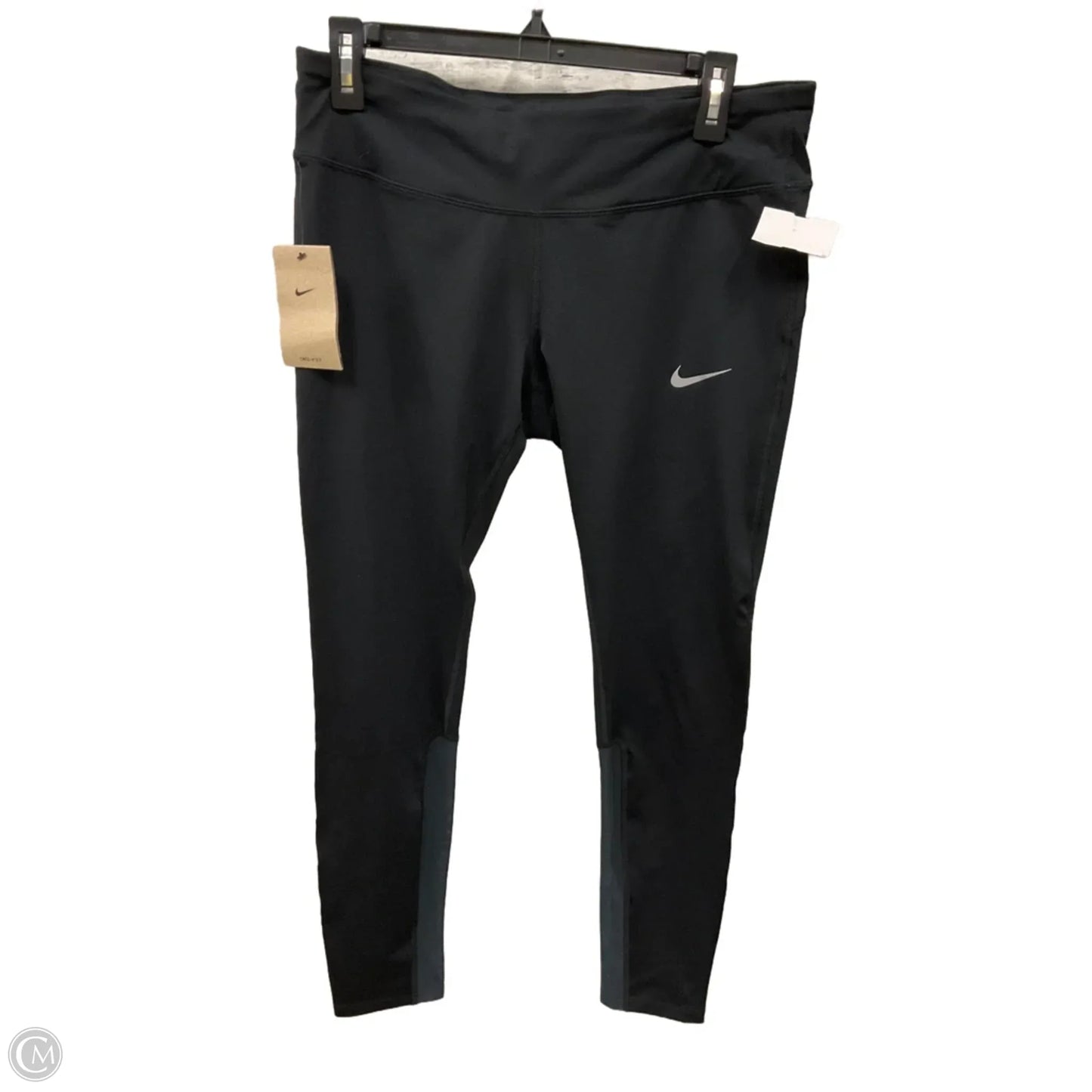 Athletic Leggings By Nike Apparel In Black, Size: L