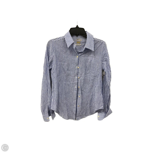 Blouse Designer By Lilly Pulitzer In Blue, Size: Xxs