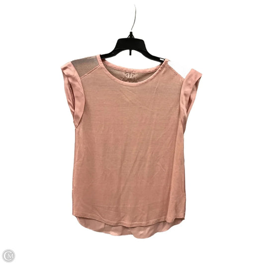 Top Short Sleeve By Rebecca Taylor In Pink, Size: Xs
