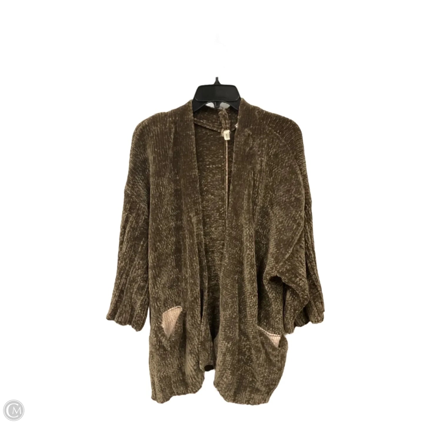 Cardigan By Moth In Brown & Cream, Size: S