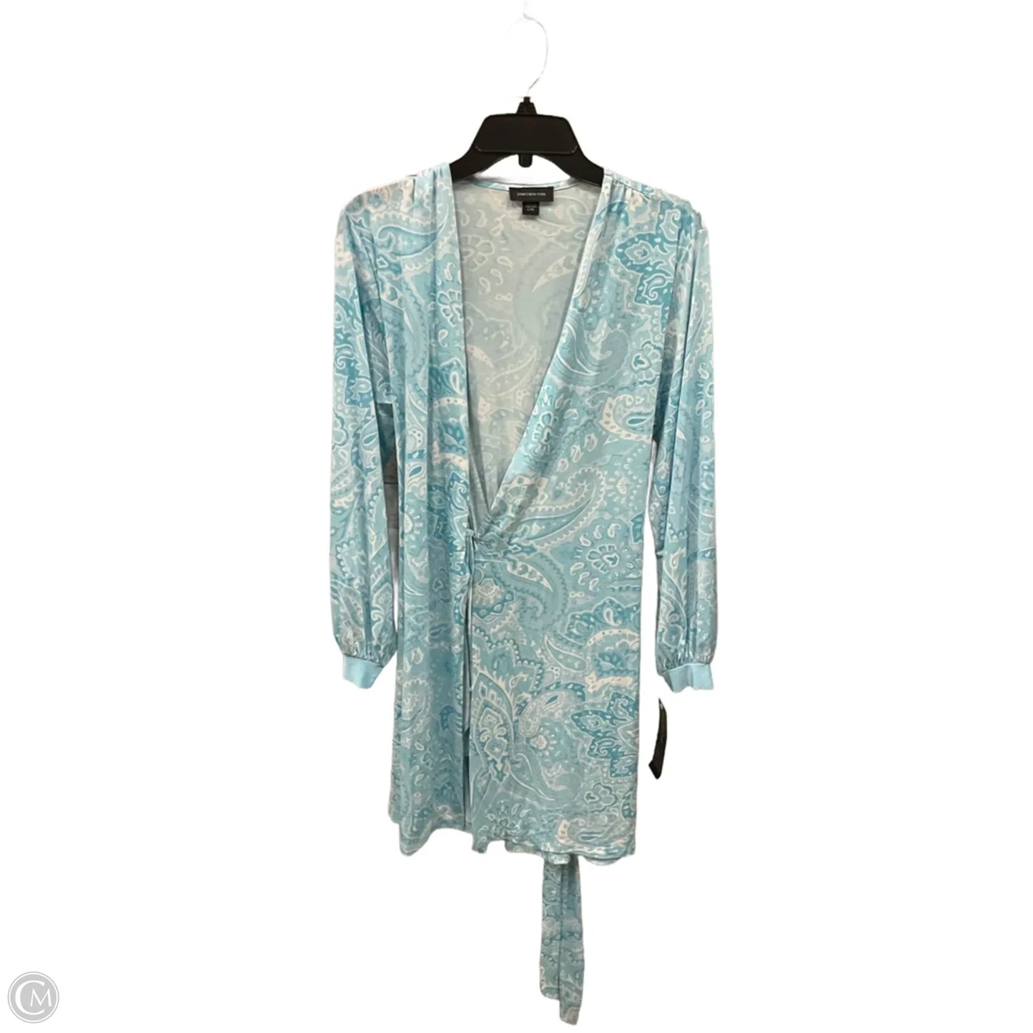 Dress Casual Midi By Jones New York In Blue, Size: L