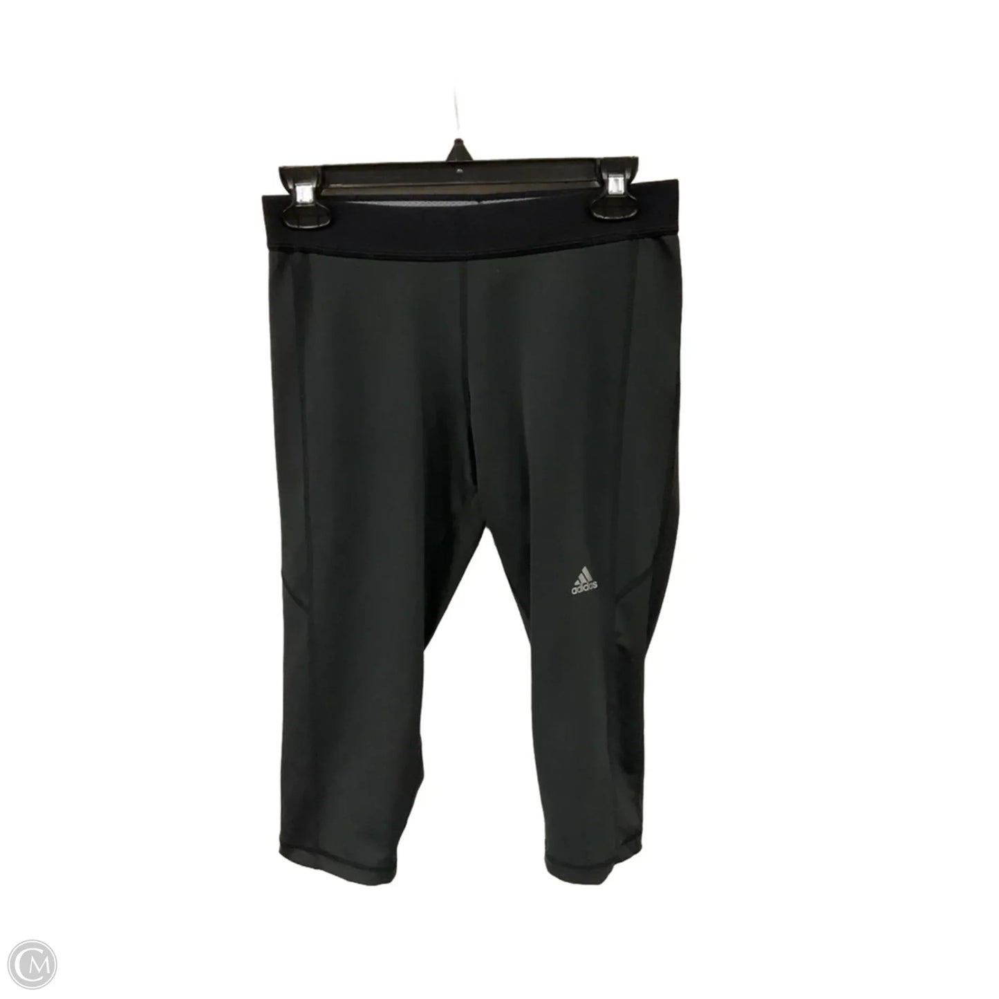 Athletic Leggings Capris By Adidas In Black, Size: M