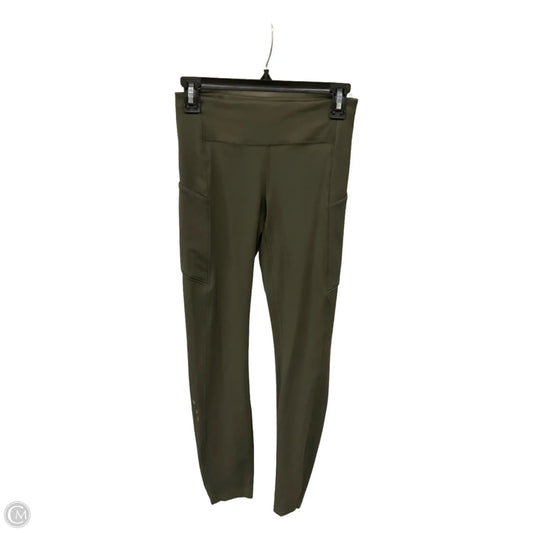 Athletic Leggings By Lululemon In Green, Size: 4