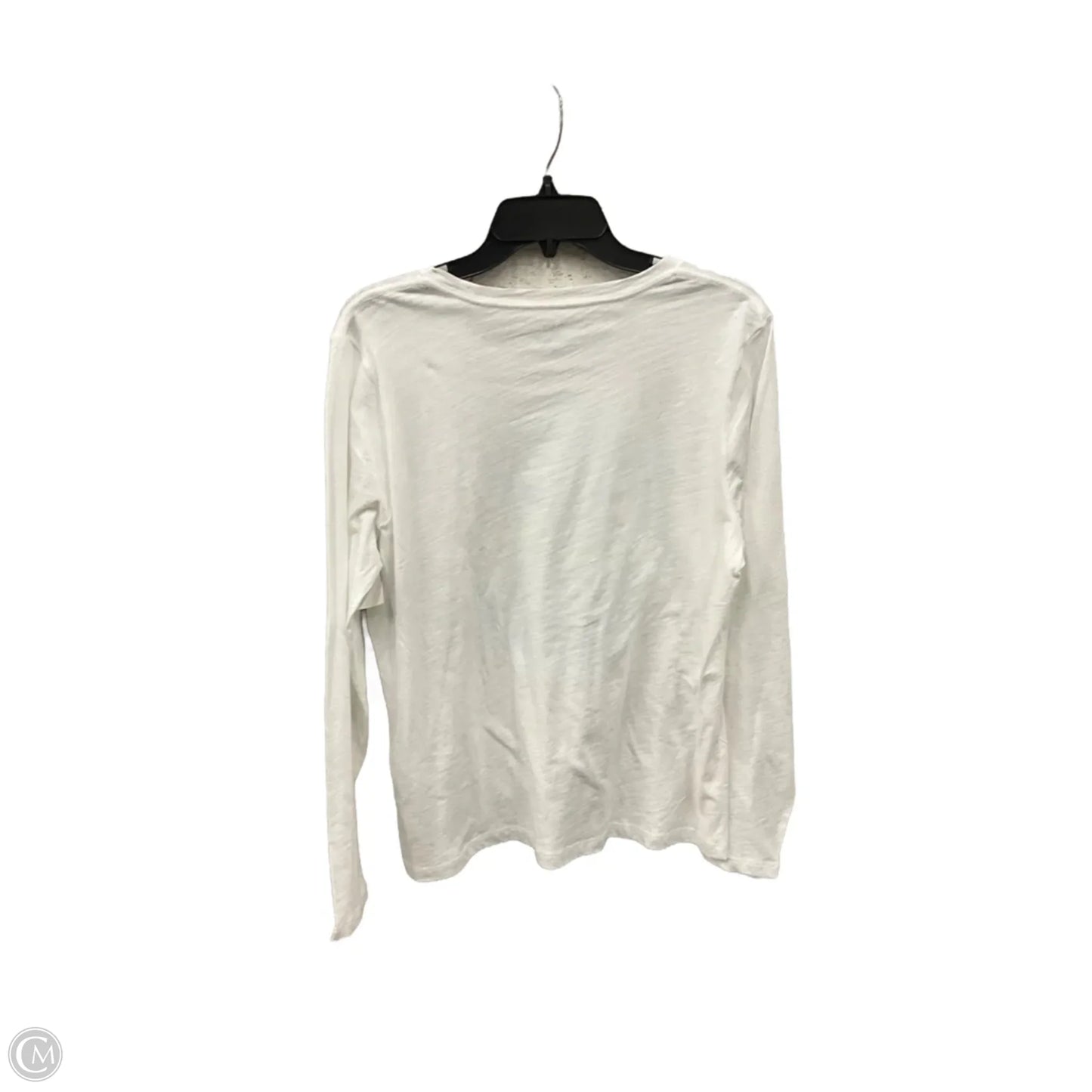 Top Long Sleeve Basic By J. Crew In White, Size: Xl