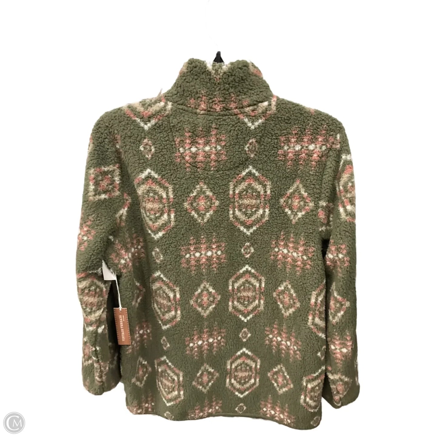 Sweatshirt Collar By Clothes Mentor In Green, Size: M