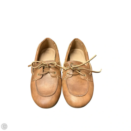 Shoes Flats By Time And Tru In Brown, Size: 9.5
