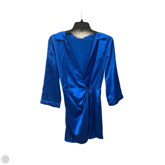 Dress Work By Zara In Blue, Size: Xs