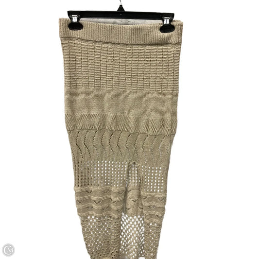 Skirt Maxi By Clothes Mentor In Gold, Size: 8