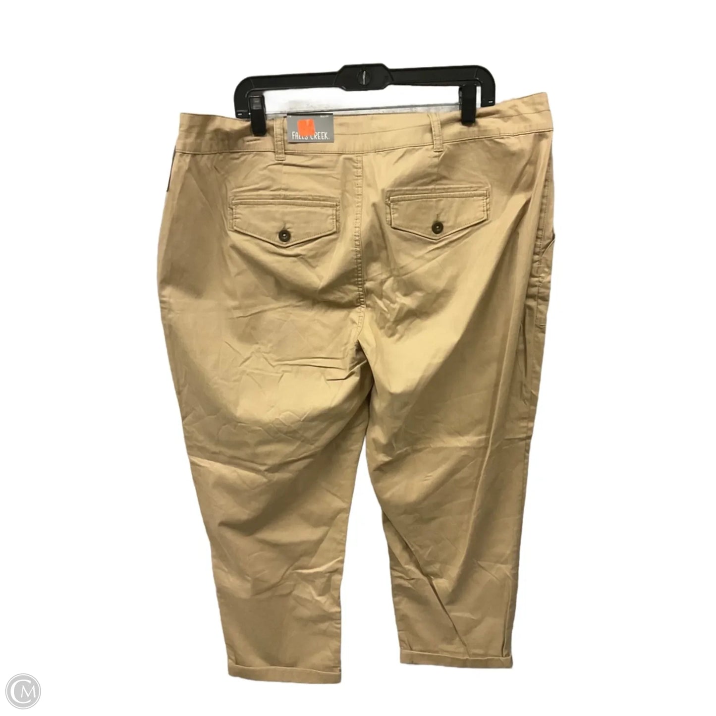 Pants Cargo & Utility By Falls Creek In Tan, Size: 18