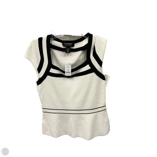 Top Short Sleeve By White House Black Market In White, Size: S