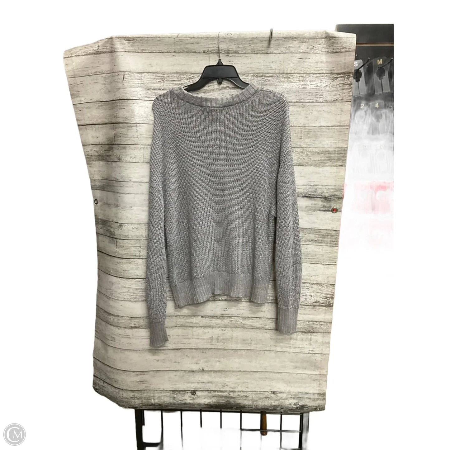 Sweater By Loft In Grey, Size: M