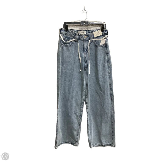 Jeans Wide Leg By Hollister In Blue Denim, Size: 4l