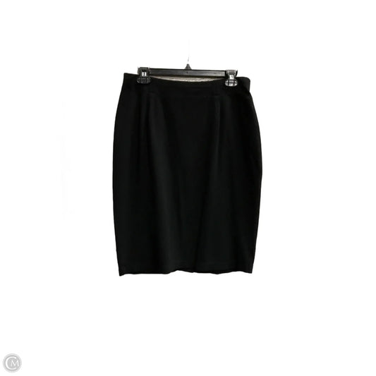 Skirt Midi By Eileen Fisher In Black, Size: 8