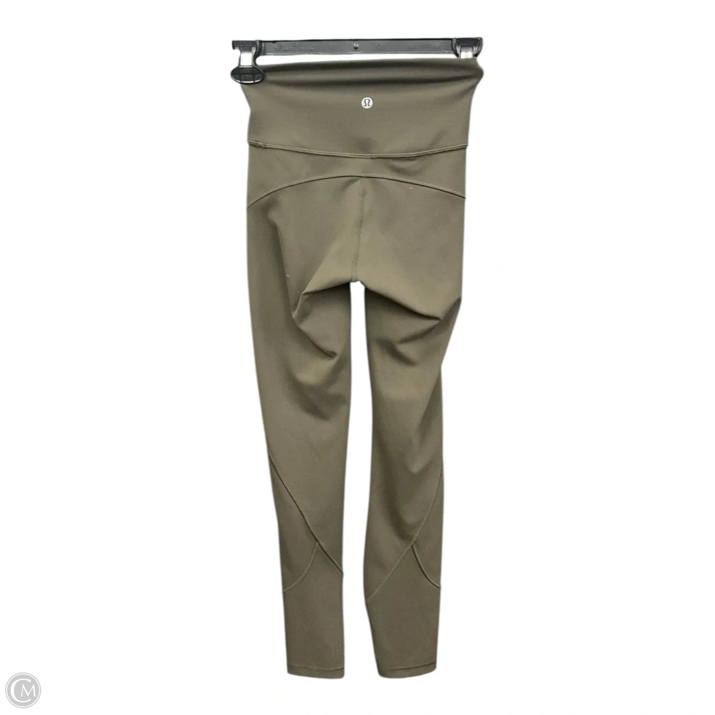 Athletic Leggings By Lululemon In Green, Size: Xs