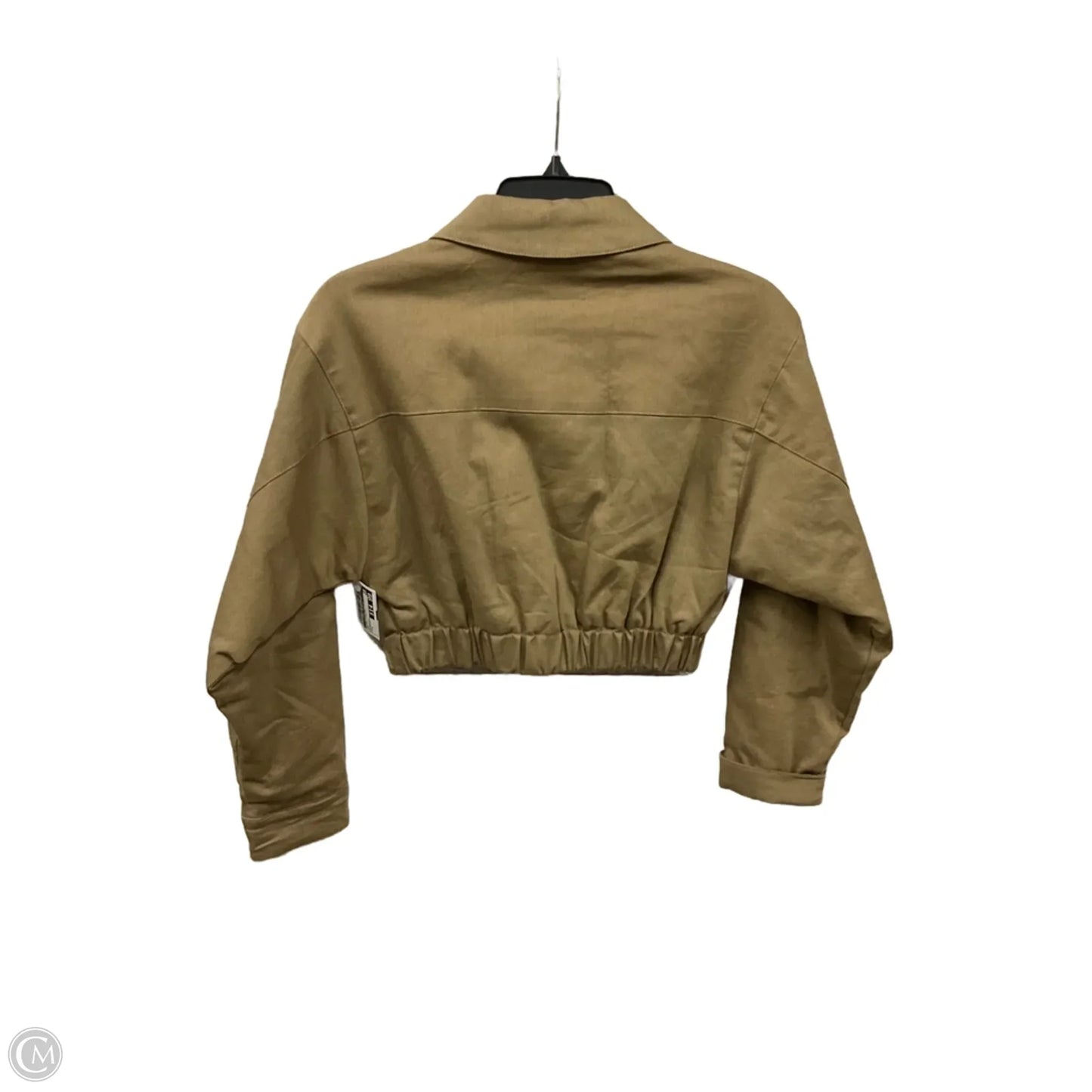 Jacket Utility By Clothes Mentor In Tan, Size: S