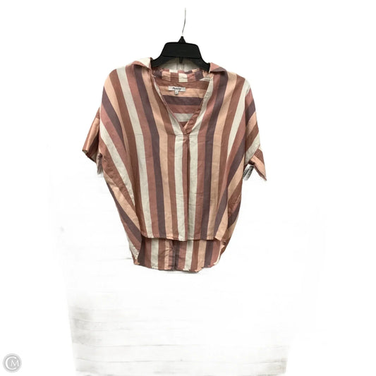 Top Short Sleeve By Madewell In Multi-colored, Size: Xs