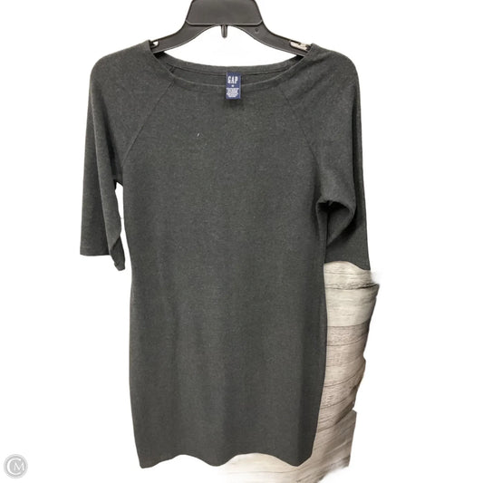 Dress Casual Midi By Gap In Grey, Size: M