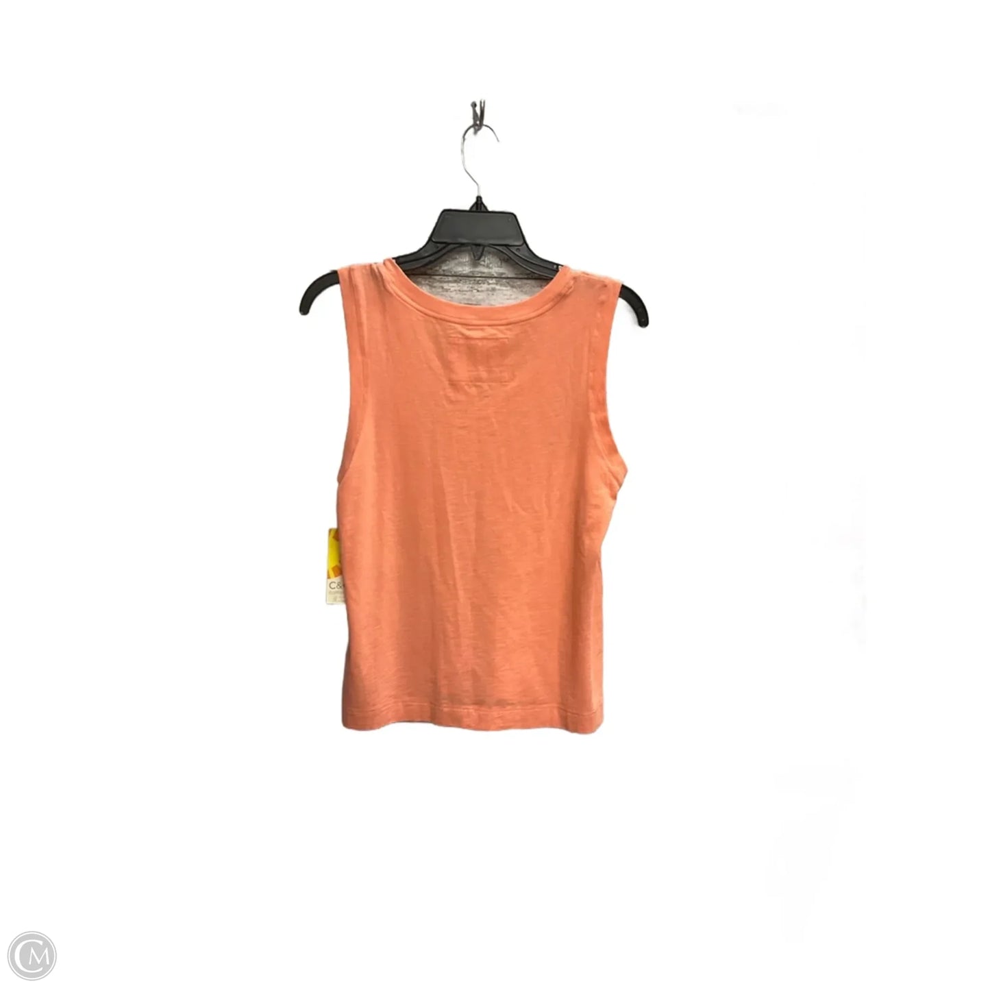 Top Sleeveless Basic By C And C In Orange, Size: Sp