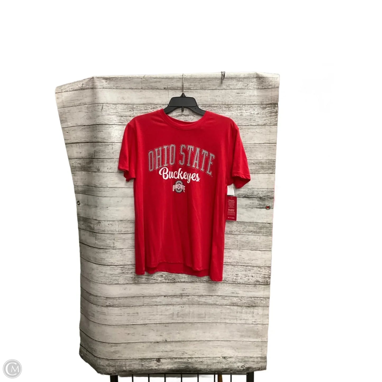 Top Short Sleeve Basic By Hanes In Red, Size: L