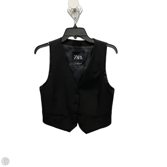 Blouse Sleeveless By Zara In Black, Size: Xs