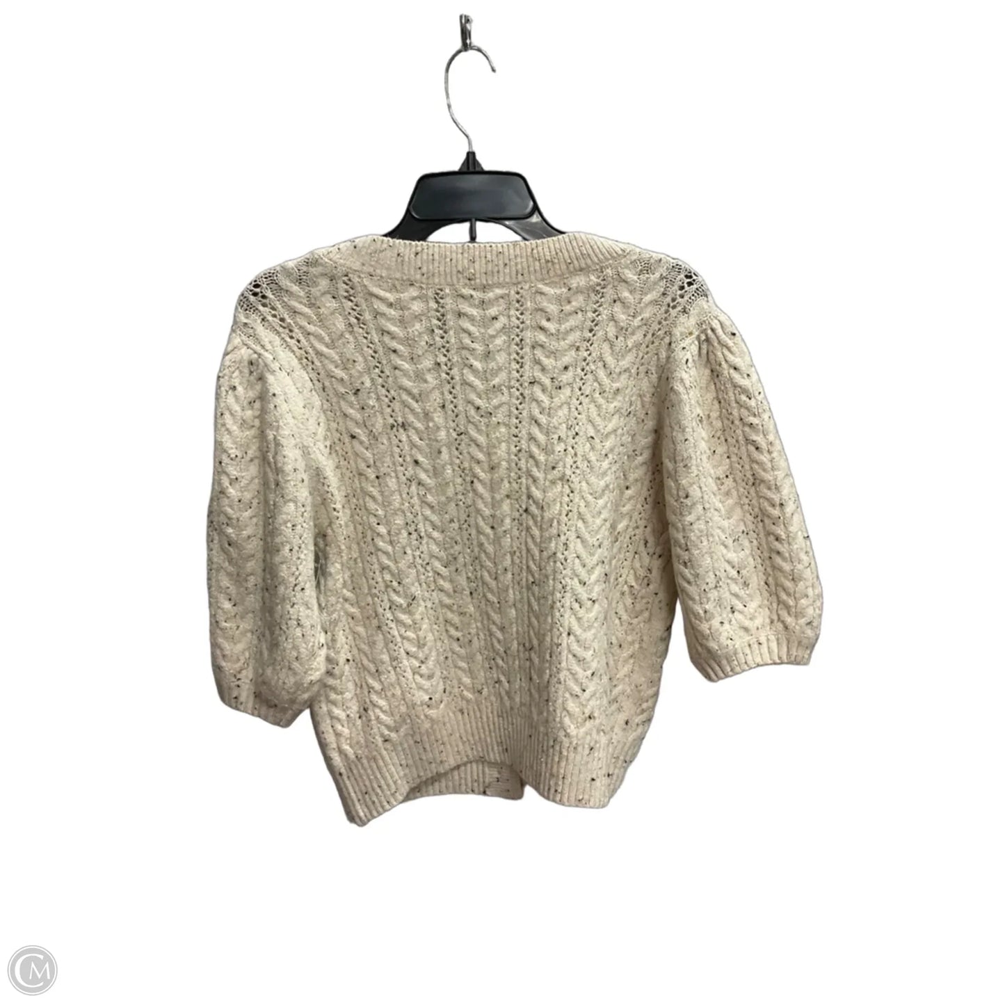 Cardigan By Loft In Cream, Size: M