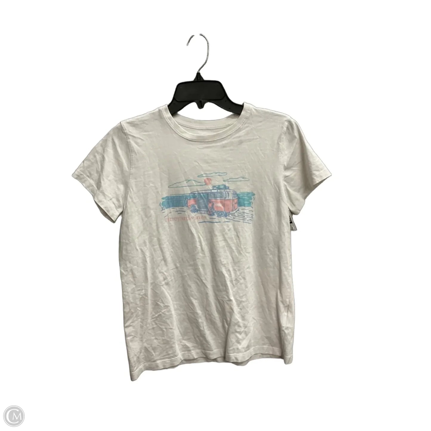 Top Short Sleeve Basic By Vineyard Vines In White, Size: S