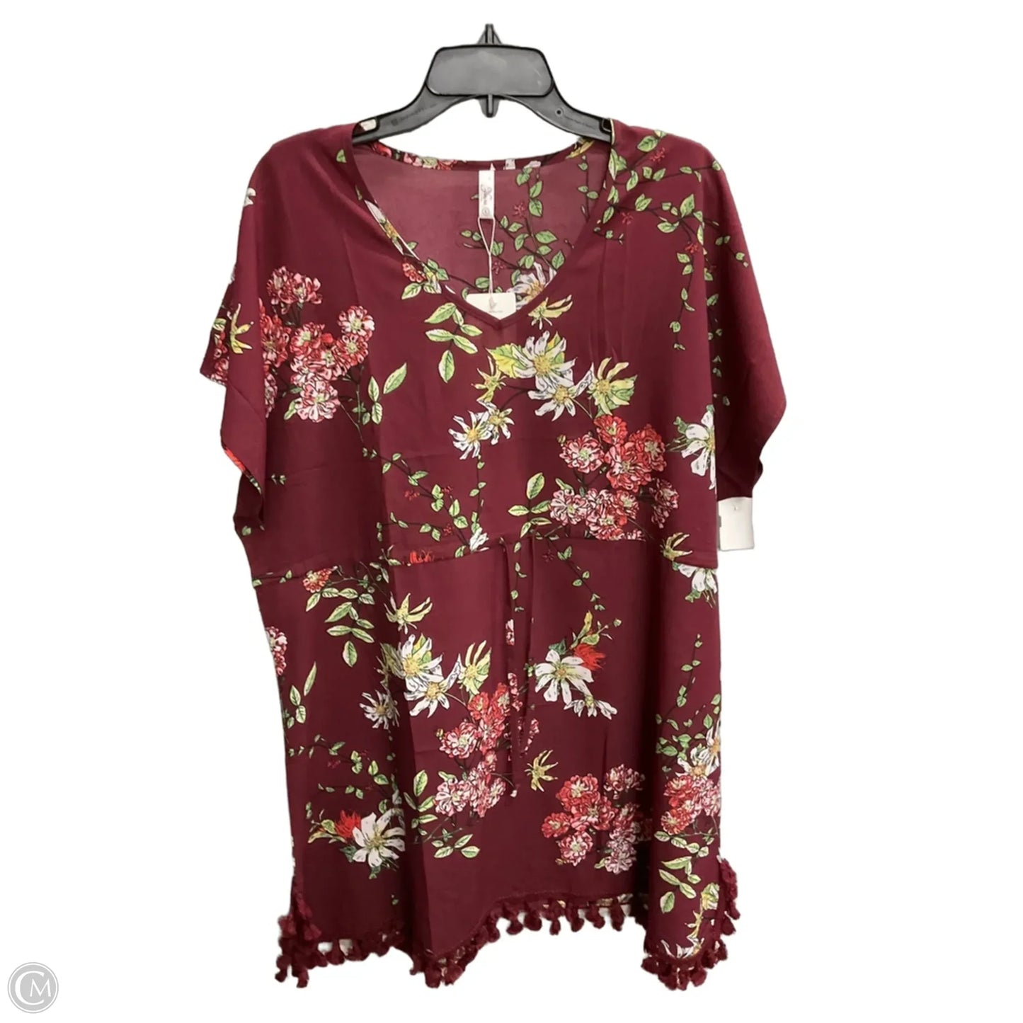 Swimwear Cover-up By Clothes Mentor In Mauve, Size: L