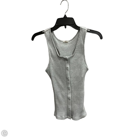 Top Sleeveless By Free People In Grey, Size: M